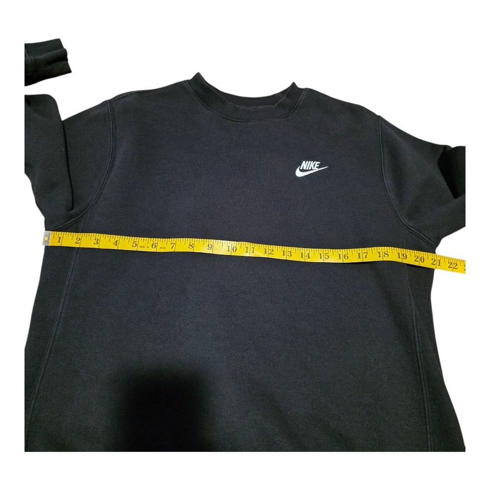 Nike Men Crew Neck Sweatshirt Black Small Skater Logo Casual Streetwear Swoosh - Picture 5 of 9